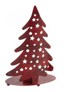 Photophore sapin de Noël en métal Taille Marron - Métal - 10 x 14 x 7 cm