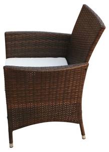 Garten-Essgruppe (7-teilig) 296279-2 Braun - Kunststoff - Polyrattan - 90 x 75 x 150 cm