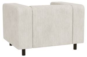 Polstergarnitur 3+1 Mette aus Cord-Stoff Beige