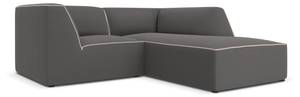 Ecksofa RUBY 3 Sitzplätze Grau