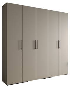 Armoire à portes battantes Inova 3 Noir - Gris - 5 portes