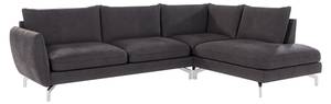 Ecksofa Avanti, 6-Sitzer Grau - Massivholz - Textil - Holz teilmassiv - 277 x 87 x 200 cm