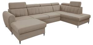 Ecksofa Forio XL Creme - Ecke davorstehend links