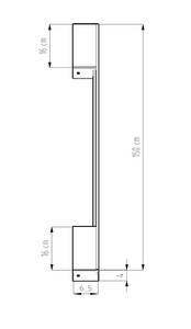 Wandleuchte Sappo 4000K Weiß - Höhe: 150 cm