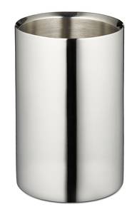Weinkühler aus Edelstahl Silber - Metall - 12 x 19 x 12 cm