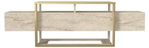 Lowboard Granit Optik Beige - Holzwerkstoff - 160 x 50 x 46 cm