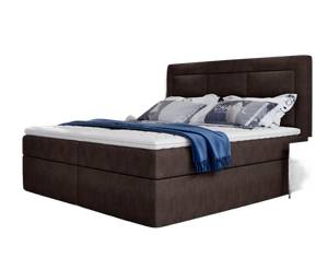 Boxs spring lit Rumbio Marron - Largeur : 140 cm