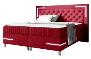 Boxspringbett Tango 5 Rot - Breite: 152 cm