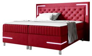 Boxspringbett Tango 5 Rot - Breite: 172 cm