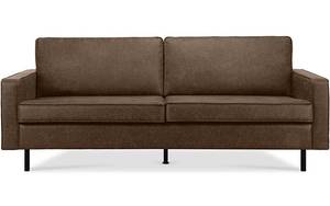 Sofa INVIA 3-Sitzer Dunkelbraun