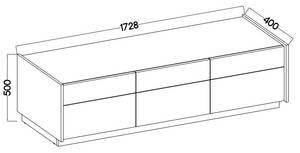 RTV Kabinett Mosby Beige - Braun - Holzwerkstoff - 173 x 50 x 40 cm