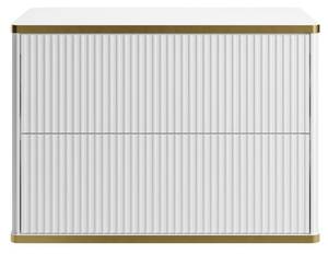 Waschbeckenunterschrank KELIZA Weiß - Holzwerkstoff - 47 x 54 x 80 cm