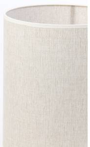 Lampenschirm Breska Perle- Ø25 Weiß - Textil - 25 x 30 x 25 cm