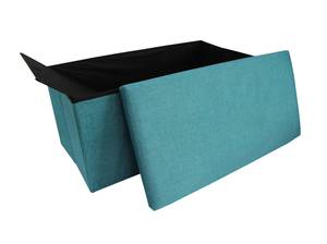 Repose-pieds Euforbia Turquoise - Textile - 38 x 38 x 76 cm