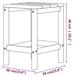 Gartenstuhl 3012245-2 (2er Set) Anthrazit