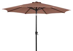 Parasol Félix Rouge - En partie en bois massif - 300 x 246 x 300 cm