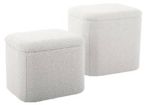 Pouf Ada Storage Blanc