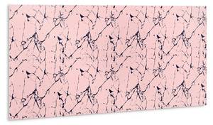 Selbstklebendes Wandpaneel Marmor Pink - Kunststoff - 100 x 50 x 50 cm