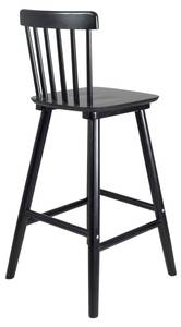 Tabouret de bar ATIA (lot de 2) Noir