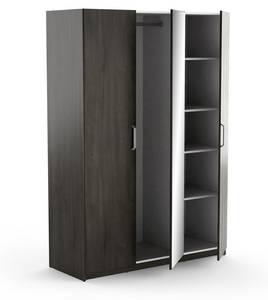 Armoire Richmond Marron - Bois manufacturé - 52 x 192 x 134 cm