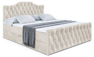 Boxspringbett VILA-1-Z Beige - Breite: 140 cm - H4