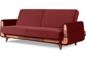 GUSTAVO Sofa 3-Sitzer Bordeaux