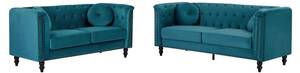 Ensemble canapé TURNER Lot de 2 Bleu