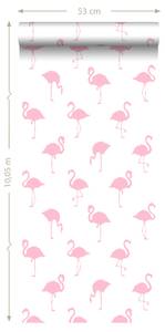 Tapete Flamingos 7236 Flamingorosa