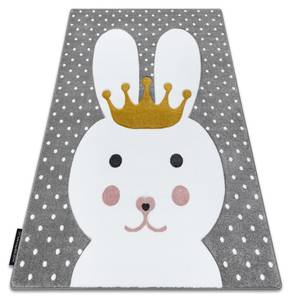 Kinderteppich Petit Bunny Hase Grau 120 x 170 cm