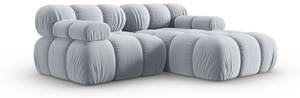 modulares Ecksofa BELLIS 3 Sitzplätze Hellblau