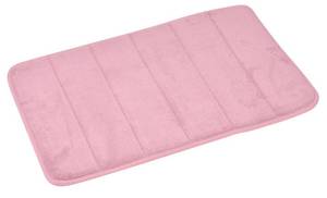 Badematte MEMORY, dicke Mikrofasern Pink - Textil - 60 x 1 x 40 cm
