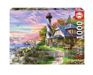 Puzzle Leuchtturm in Rock Bay Papier - 28 x 6 x 38 cm