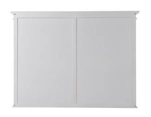 Halifax Vitrinenschrank Weiß - Holz teilmassiv - 180 x 220 x 50 cm