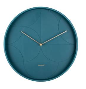 Horloge Echelon Circular Bleu