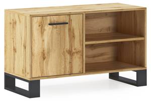 Möbel TV100 LOFT farbe Eiche Rustikal Braun - Holzwerkstoff - 40 x 57 x 95 cm