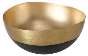 Anelo Dekoschalen Schwarz - Gold - Metall - 19 x 7 x 7 cm