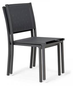Esstisch mit 10 Stühle Tivoli Braun - Metall - 100 x 75 x 206 cm