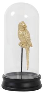 Ornament Parrot Gold - Kunststoff - 14 x 30 x 14 cm
