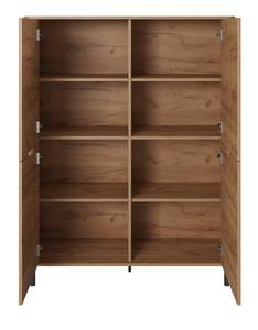 Kommode SANTI 4D Beige - Holzwerkstoff - Kunststoff - 113 x 145 x 40 cm