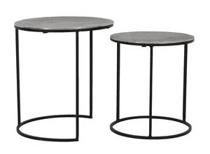 Table d'appoint RENGO lot de 2 Gris