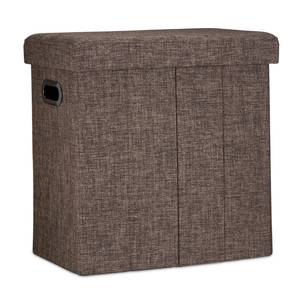 Tabouret de rangement pliable Marron