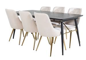 Essgruppe Gold 2 (7-teilig) Beige