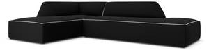 Ecksofa RUBY 4 Sitzplätze Schwarz