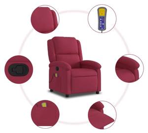 Fauteuil de massage 3032268-1 Brun rouge