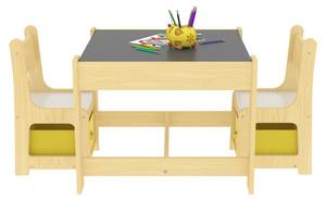 Kindertisch-Set Irixoa Braun - Kunststoff - 61 x 48 x 63 cm