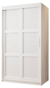 ARMOIRE À PORTES COULISSANTES ZALUZJA Largeur : 100 cm - Argenté