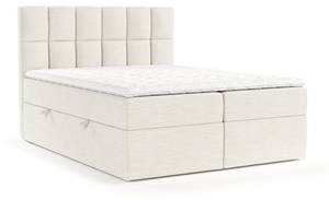 Boxspringbett Ammira Creme - Breite: 200 cm