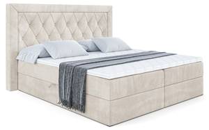 Boxspringbett NOEL Ecru - Breite: 120 cm - H3