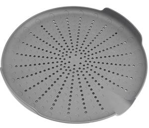 Spülbeckeneinlage, Küchensieb rund grau Grau - Kunststoff - 30 x 5 x 30 cm