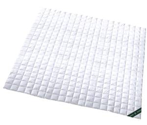 Daunendecke Bettdecke SOMMERFRISCHE Weiß - Naturfaser - 200 x 3 x 200 cm